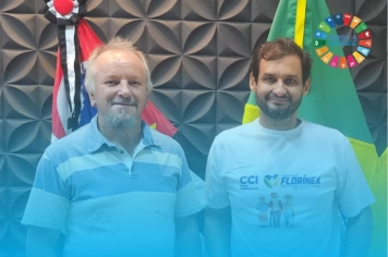 PREFEITO SÉRGIO QUEJO RECEBE O PADRE ANTÔNIO BORECKI.