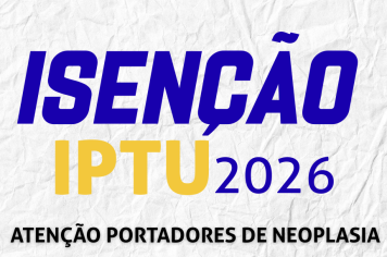 Isenção de IPTU 2026