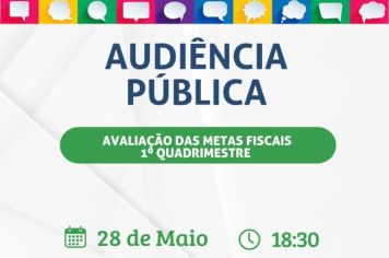 AUDIÊNCIA PÚBLICA 1º QUADRIMESTRE