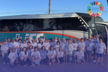 PÉ NA AREIA E MUITA ALEGRIA! O CCI DE FLORÍNEA ESTÁ NO GUARUJÁ!