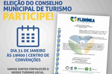 Participe da Eleição do Conselho Municipal de Turismo de Florínea!