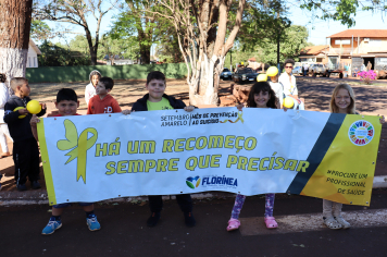 Hoje realizamos a passeata em alusão ao Dia Mundial de Prevenção ao Suicídio (10 de setembro), dentro da campanha Setembro Amarelo.
