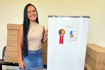 Ganhadores do sorteio do IPTU Premiado retiram seus prêmios.