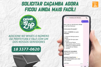 Agora pedir caçamba em Florínea ficou ainda mais fácil!
