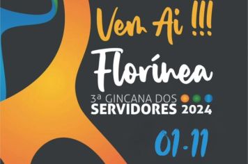 VEM AÍ! A 3ª Gincana dos Servidores Municipais de Florínea já tem data marcada!