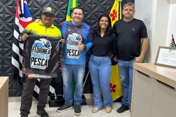 SECRETÁRIO DE CULTURA E TURISMO ÍTALO GARCIA RECEBE A VISITA DO PESCADOR PROFISSIONAL E INFLUENCER DIGITAL DENIS GARBO