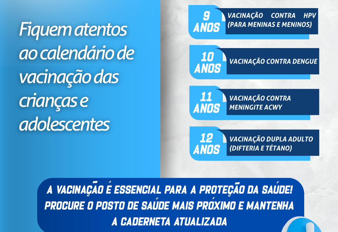Atenção, pais e responsáveis!