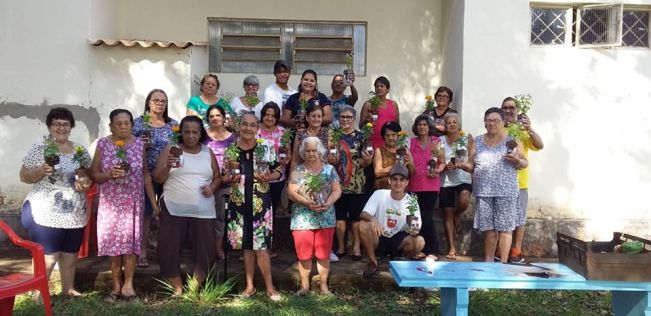 DIRETORIA DO MEIO AMBIENTE REALIZA PLANTIO DE MUDAS FLORAIS NO CCI