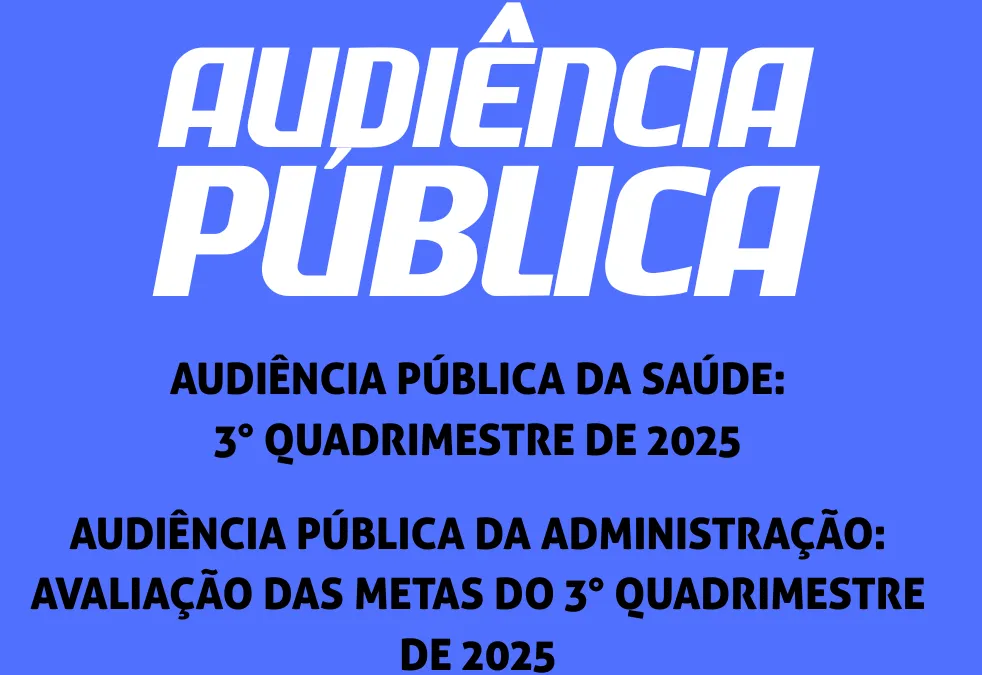 Convite à população!
