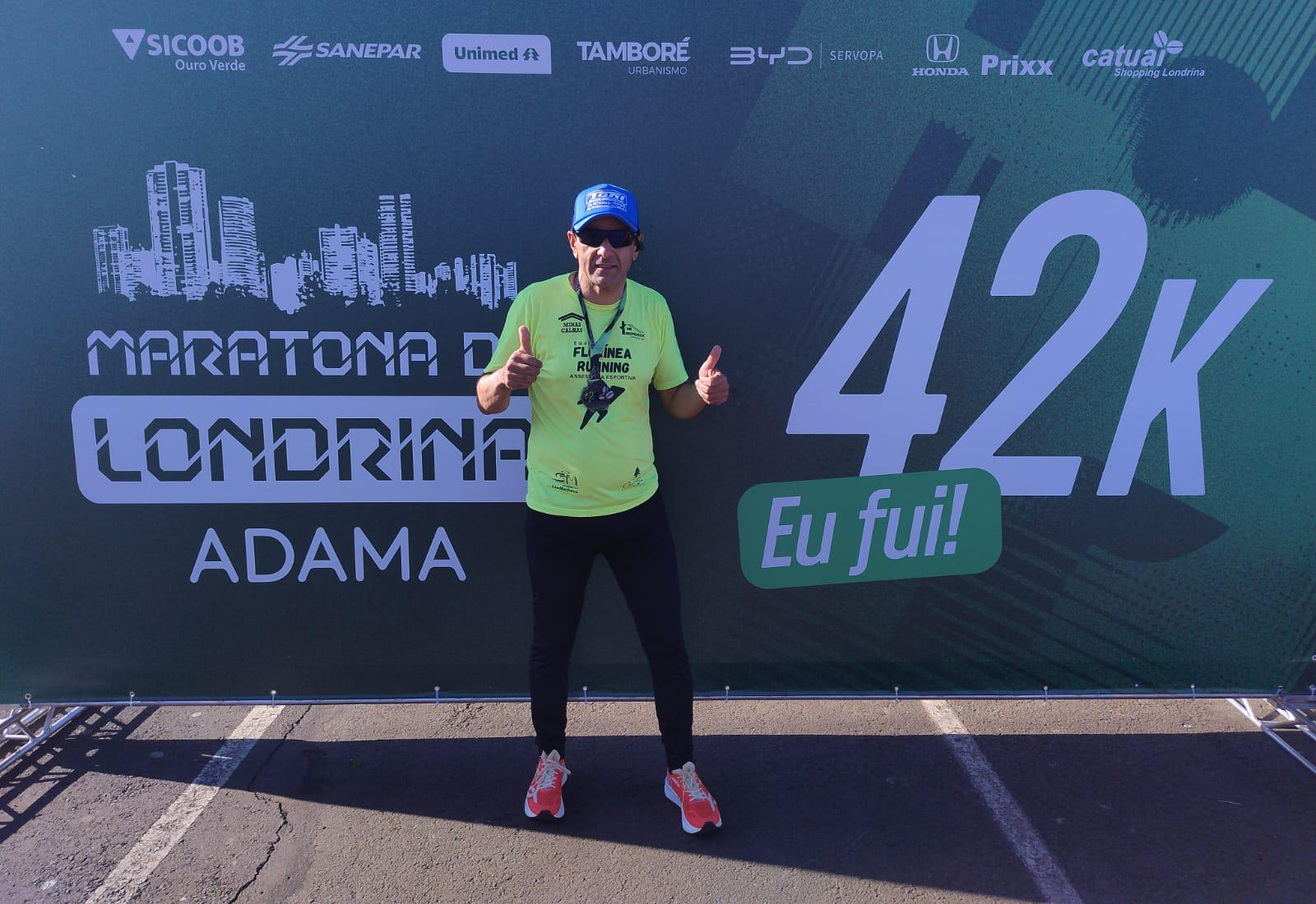Neste fim de semana, atletas de Florínea participaram da Maratona de Londrina.