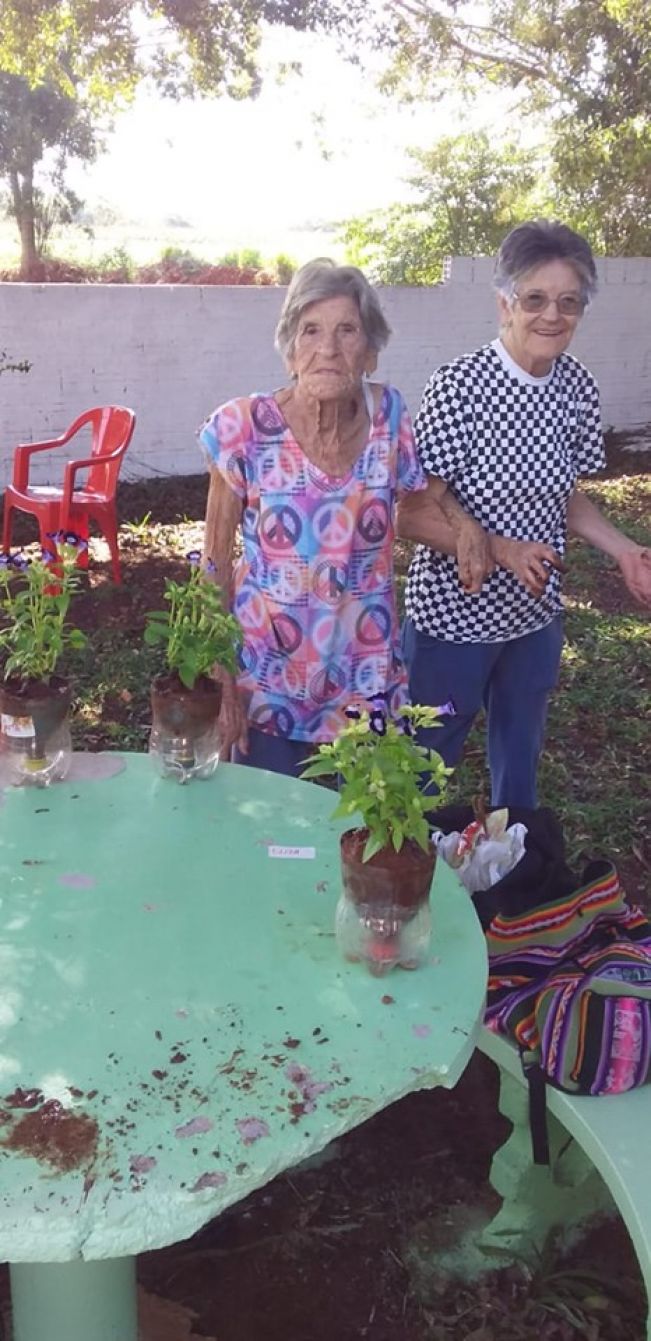 DIRETORIA DO MEIO AMBIENTE REALIZA PLANTIO DE MUDAS FLORAIS NO CCI
