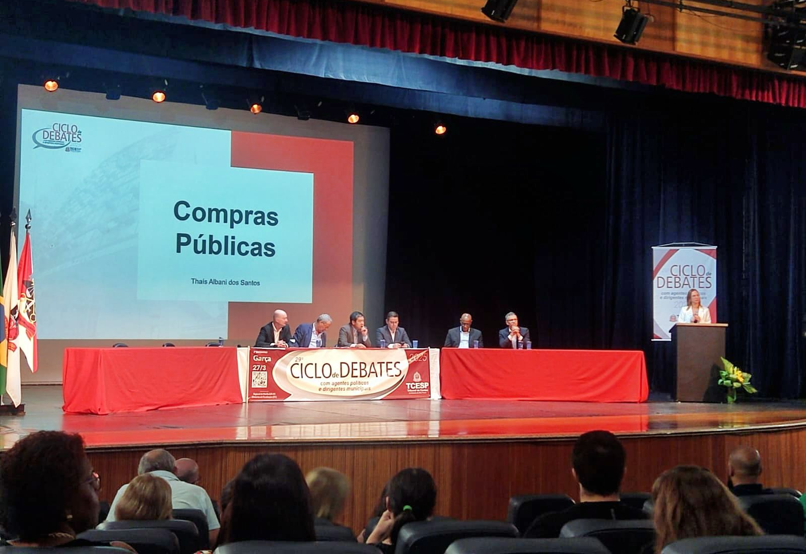 Florínea presente no 29º Ciclo de Debates do TCESP!