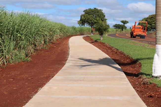 SEGUEM A TODO VAPOR AS OBRAS DE CONSTRUÇÃO DA PISTA DE CAMINHADA