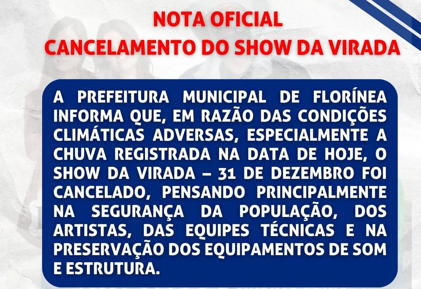 NOTA OFICIAL