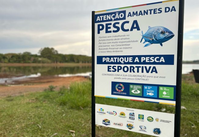 PREFEITURA INSTALA PLACAS DE CONSIENTIZAÇÃO PESCA ESPORTIVA