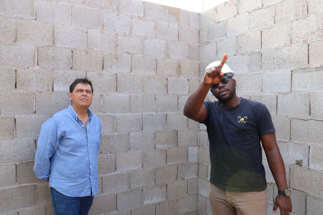 PREFEITO DUDA VISITA CONSTRUÇÃO DA CDHU