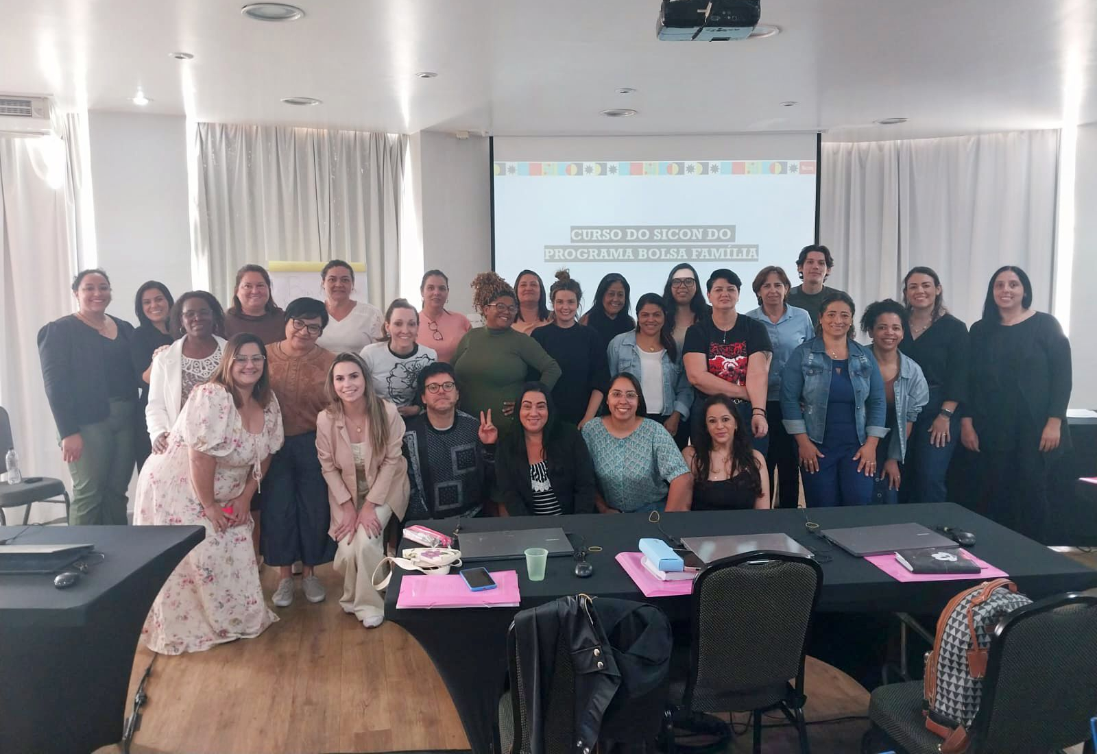 Equipe da Secretaria do Bem-Estar Social de Florínea participa de capacitação sobre o SICON