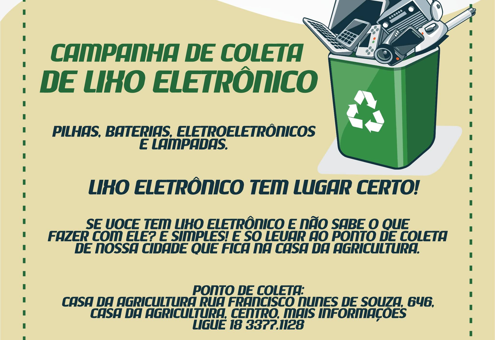 Campanha de Coleta de Lixo Eletrônico