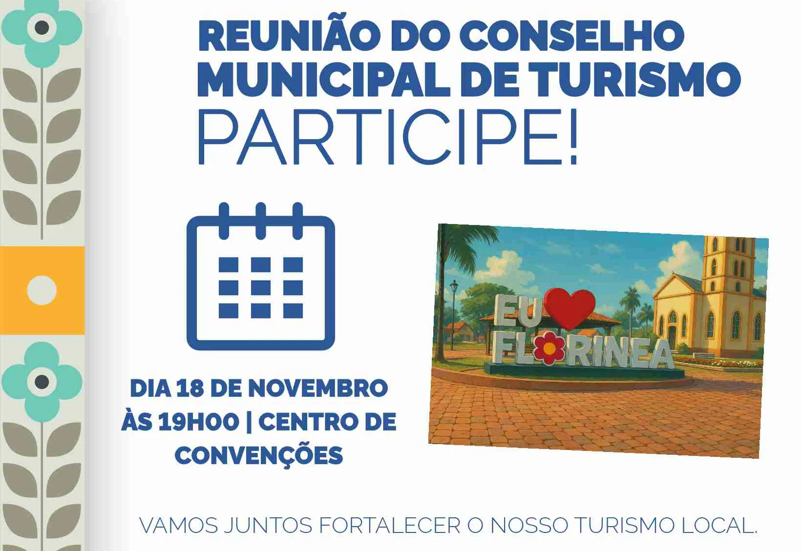 Vem aí a reunião do Conselho Municipal de Turismo!