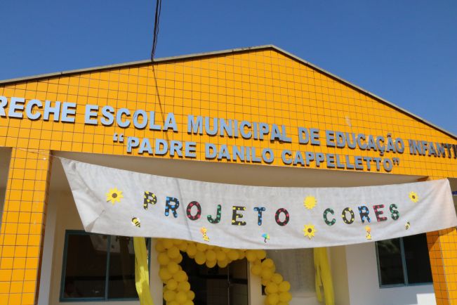PROJETO CORES É UM SUCESSO NA CRECHE ESCOLA PADRE DANILO CAPPELLETTO