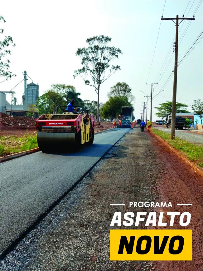 PREFEITURA DE FLORÍNEA INVESTE MAIS DE R$ 1 MILHÃO EM OBRAS DE ASFALTO