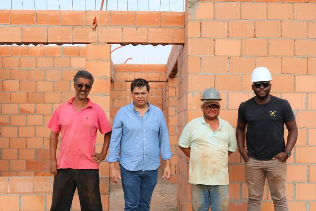 PREFEITO DUDA VISITA CONSTRUÇÃO DA CDHU
