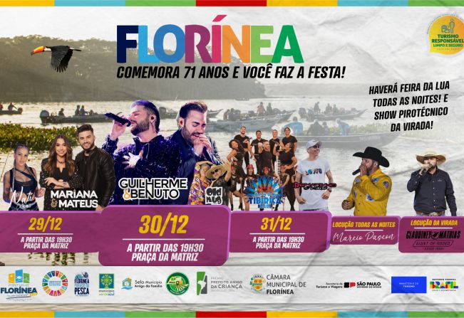 FLORÍNEA COMEMORA 71 ANOS, E VOCÊ FAZ A FESTA.