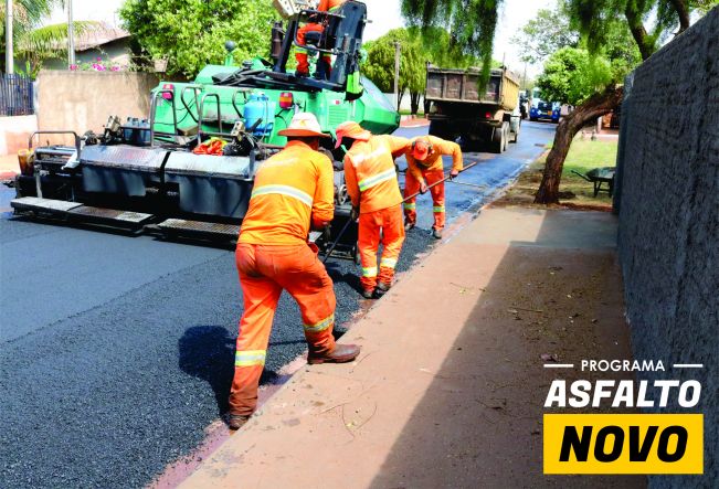 PREFEITURA DE FLORÍNEA INVESTE MAIS DE R$ 1 MILHÃO EM OBRAS DE ASFALTO