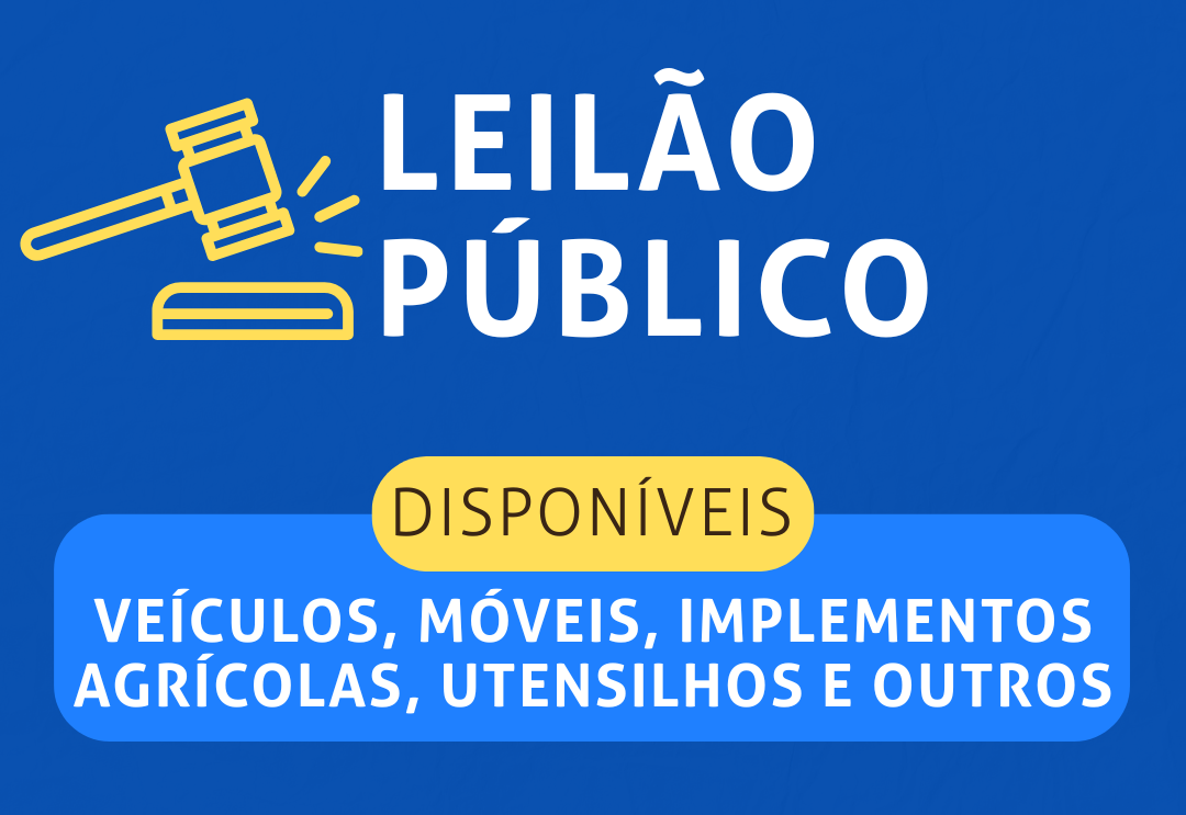 Leilão Público Municipal!