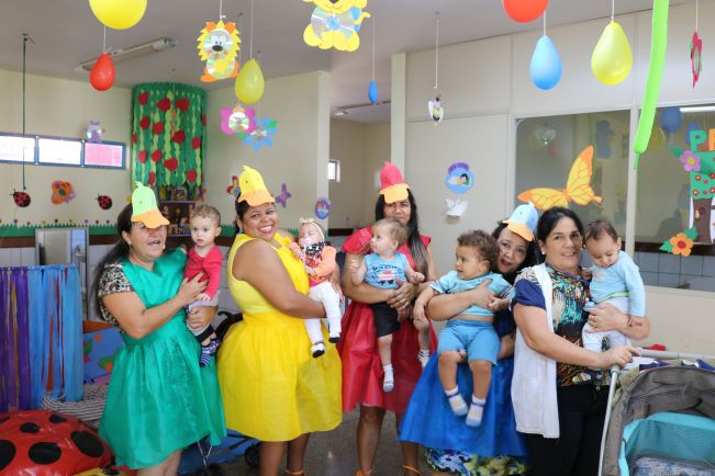 PROJETO CORES É UM SUCESSO NA CRECHE ESCOLA PADRE DANILO CAPPELLETTO