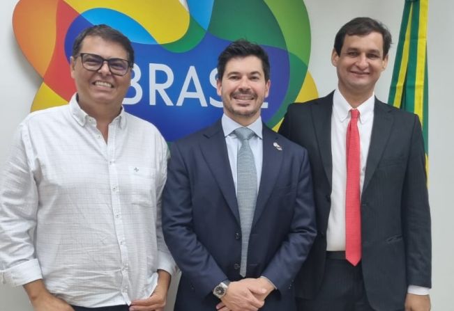 PREFEITO DUDA E PRESIDENTE DA CÂMARA SÉRGIO EM BRASÍLIA!